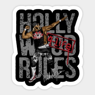 Hulk Hogan Hollywood 4-Life Sticker